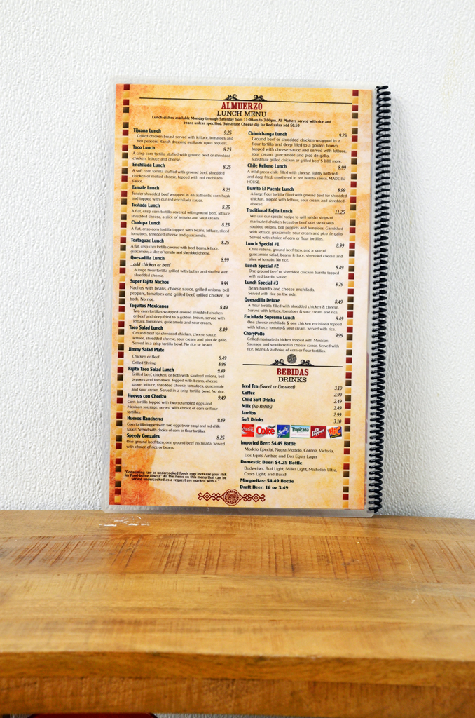 El Puente Menu - Image 1