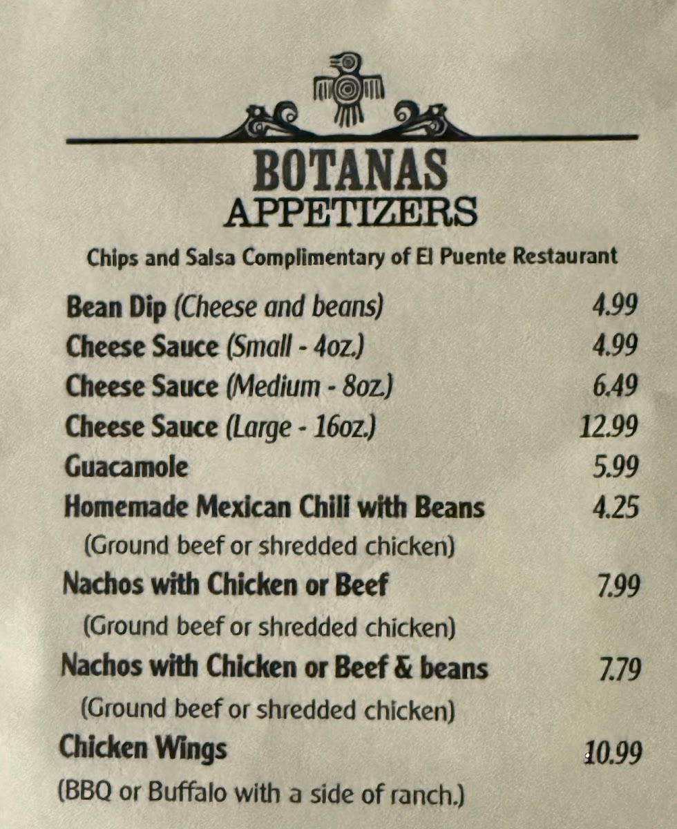 El Puente Menu - Image 6
